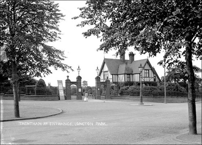 Trentham Road Entrance - Longton Park Gates & Lodge