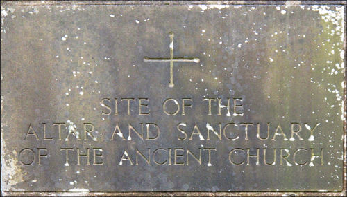 Site of the Altar and Sanctuary of the Ancient Church