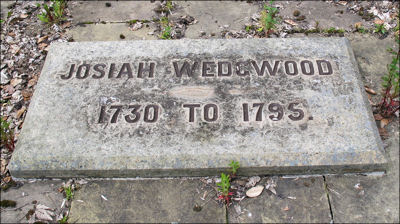 the grave of Josiah Wedgwood I