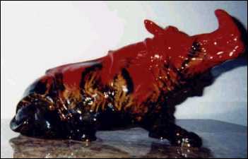 Royal Doulton Flambe' Rhinoceros