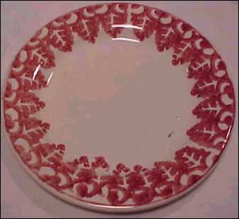 spatterware cup plate