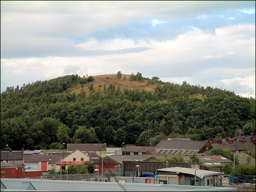 reclaimed spoil heap of Sneyd Colliery