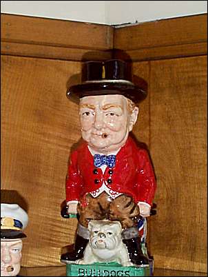 The finished Churchill Toby Jug