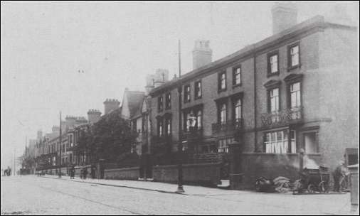 Grange Terrace  numbers 196 - 202 Waterloo Road (1925 Postcard)