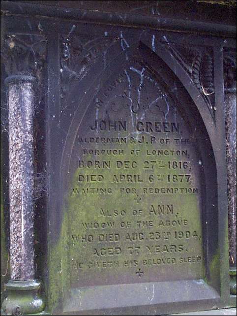 Tomb of John Green
