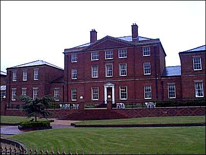 Front of Etruria Hall which looks towards Basford