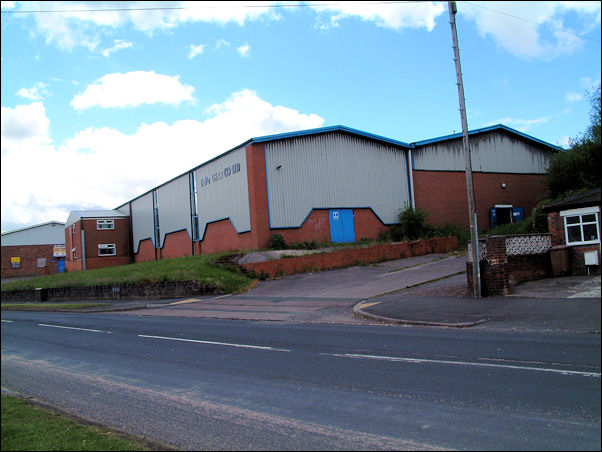 The industrial estate on the site of Great Fenton Farm