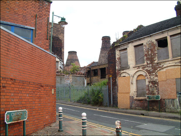 Enson Pottery Works - a group of listed buildings