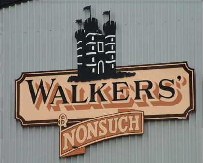 Walker's Nonsuch Toffee with the castle logo