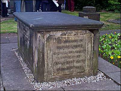 The tomb of Sir Oliver Lodge's parents in St. Thomas Church Yard, Penkhull
