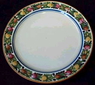 Adams 7" diameter hand painted plate
