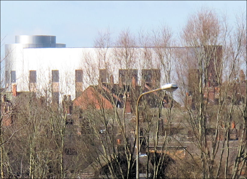 this view through a telephoto lens - taken from Town Road, Hanley